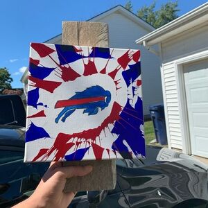 Abstract Red and Blue Home Art Painting